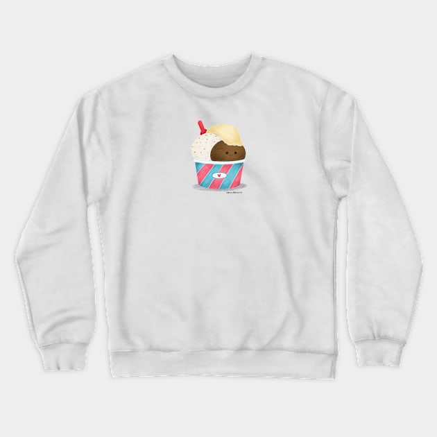 Cute Ice Cream Crewneck Sweatshirt by julianamotzko